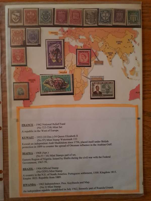 Mint stamps - World