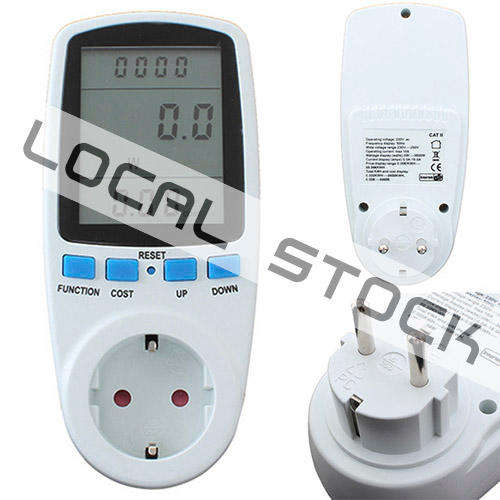 *LOCAL STOCK* Energy Power Meter Watt Volt Voltage Electricity Monitor Analyzer