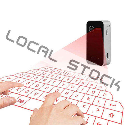 *LOCAL STOCK* Wireless Bluetooth Portable Virtual Laser Projection Keyboard Mouse For PC iOS Android