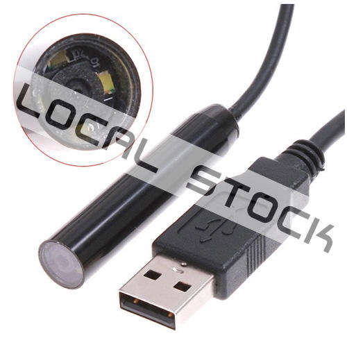 *LOCAL STOCK* 5M 10mm Waterproof LED USB Borescope Endoscope Inspection Tube Camera For PC