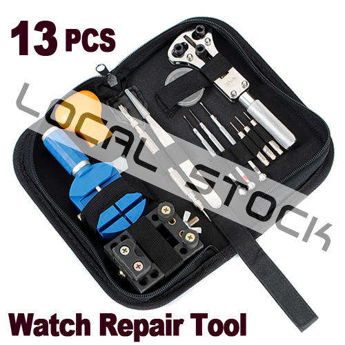 *LOCAL STOCK* 13 in 1 Watch Repair Tool Kit Maintenance Repairs
