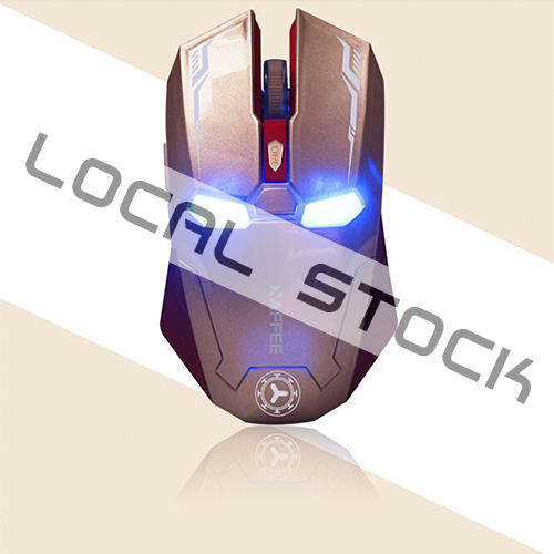 *LOCAL STOCK* Iron Man Wireless Gaming Silent PC Mouse
