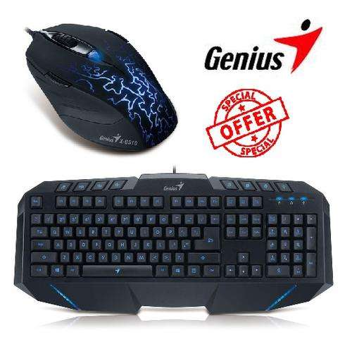 COMBO DEAL - Genius KBG265 Backlit Gaming Keyboard + Genius XG510 Gaming Mouse - R75.00 SHIPPING!!