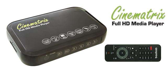Movie Time! BID NOW! Baobab Cinematrix FULL HD Media Player with Remote Control - Brand New Item!!!