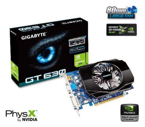 LATE ENTRY! MUST GO! BID NOW! GIGABYTE NVIDIA GEFORCE 1GB DDR3 128BIT GT 630 GRAPHICS CARD!