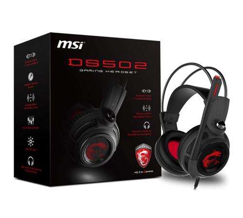 MSI DS502 HIGH QUALITY GAMING HEADSET - BID NOW! DON'T MISS OUT!