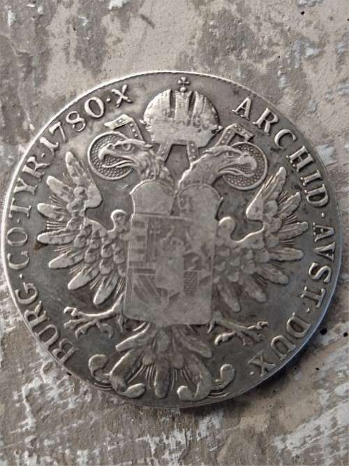 1780 AUSTRIA SILVER 1 THALER