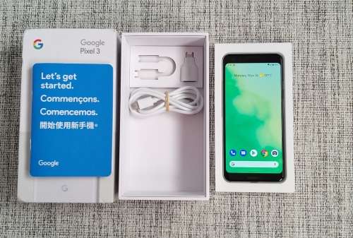 Google Pixel 3 Clearly White 128GB Great Condition