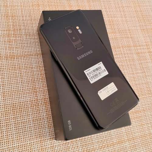 SAMSUNG GALAXY S9 PLUS MIDNIGHT BLACK 128GB