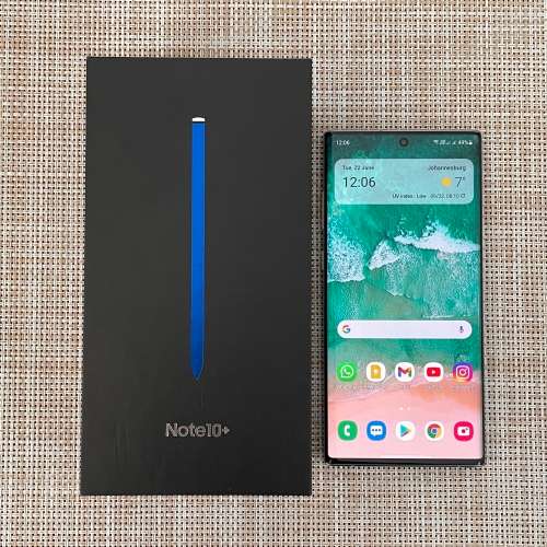 SAMSUNG GALAXY NOTE 10 PLUS AURA GLOW 256GB DUAL SIM