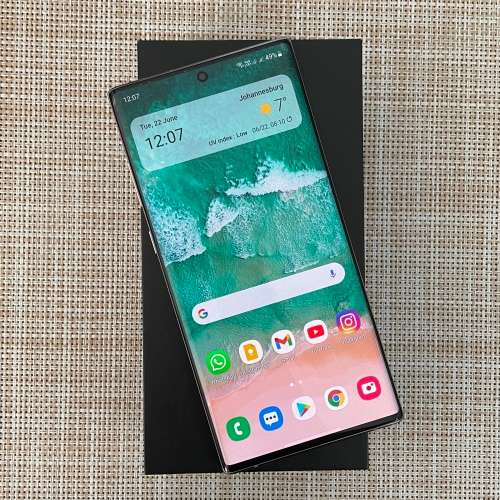 SAMSUNG GALAXY NOTE 10 PLUS AURA GLOW 256GB DUAL SIM