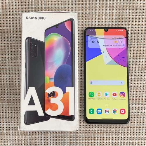SAMSUNG GALAXY A31 PRSIM CRUSH BLACK 128GB