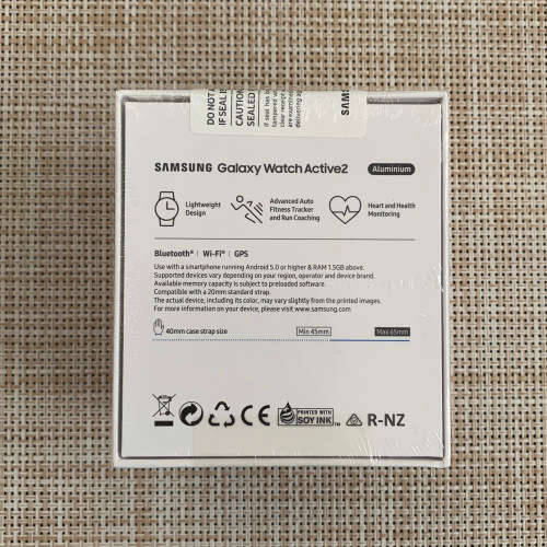 SAMSUNG GALAXY WATCH ACTIVE 2 40MM BLUETOOTH ALUMINIUM BLACK