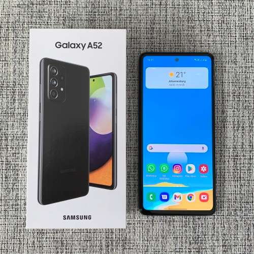 SAMSUNG GALAXY A52 4G AWESOME BLACK 128GB DUAL SIM