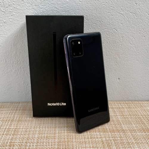 SAMSUNG GALAXY NOTE 10 LITE AURA BLACK 128GB