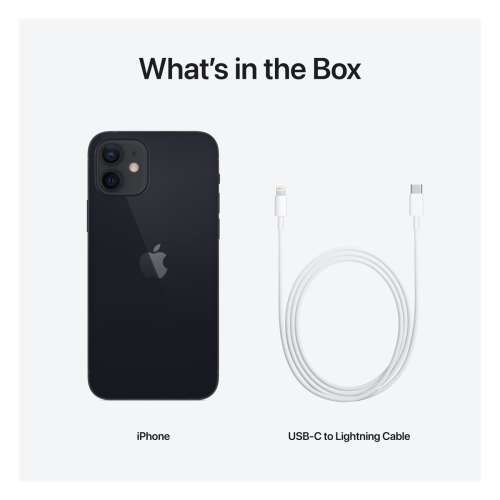 Apple iPhone 12 Black 128GB (12 Month Warranty)