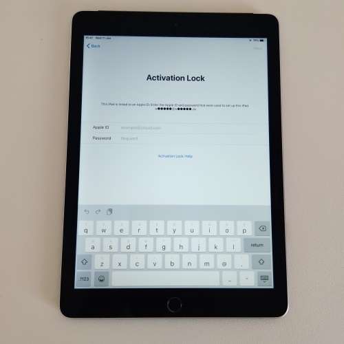 Apple iPad Air 2 Space Grey 128GB WiFi & Cellular ( FOR PARTS ONLY/READ DESCRIPTION )
