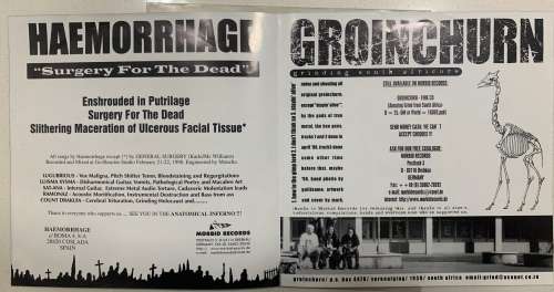 Groinchurn - I don`t think so/ Haemorrhage - Surgery for the dead. (Split)