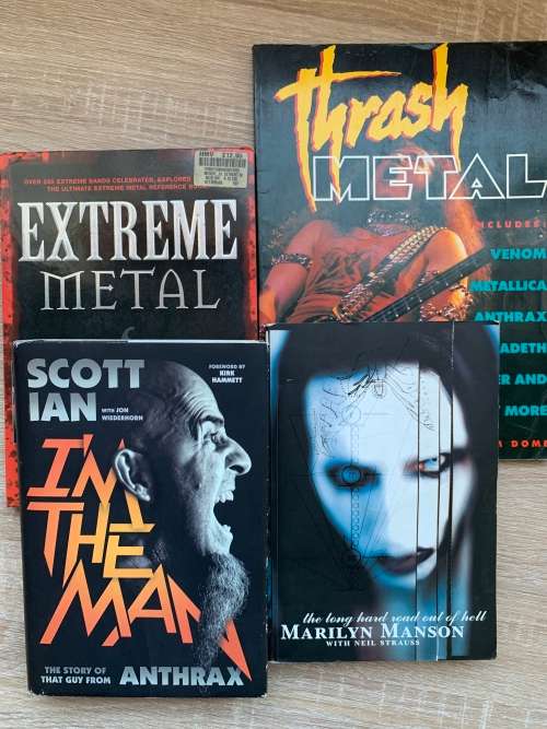 Set Of Books Around Heavy Metal Music