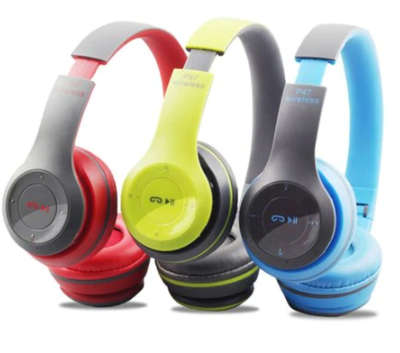 P47 Wireless Bluetooth Headphone With Micro SD Card Slot