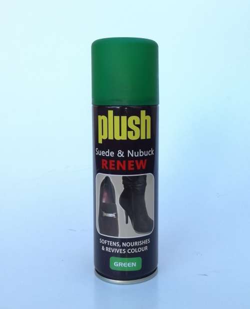 Plush Green Suede Shoe Spray