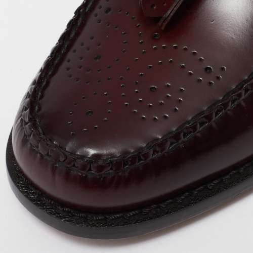 Bass Weejun Burgundy Larkin Brogue Loafer