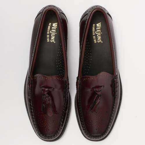 Bass Weejun Burgundy Larkin Brogue Loafer