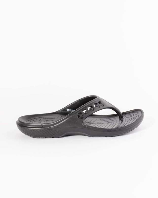 Crocs Baya Flip Flops Black