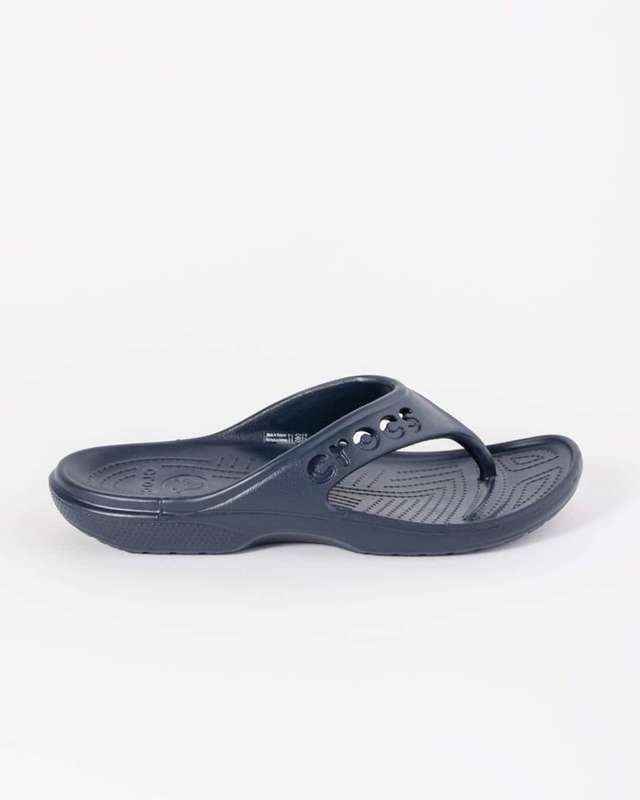 Crocs Baya Flip Flops Navy