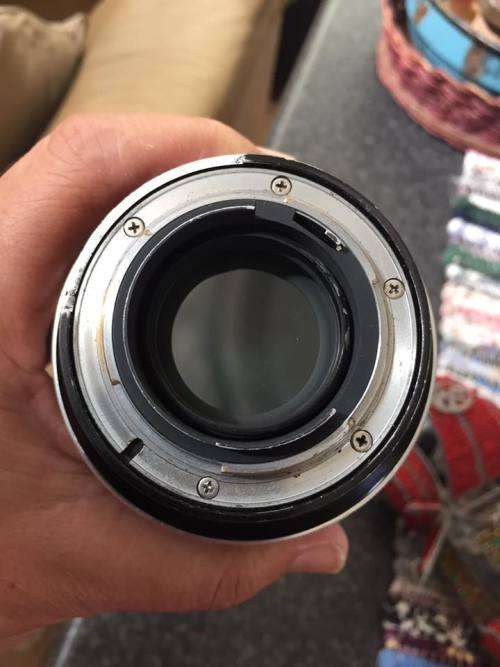 Nikon 135mm f2 Ai professional portrait lens.