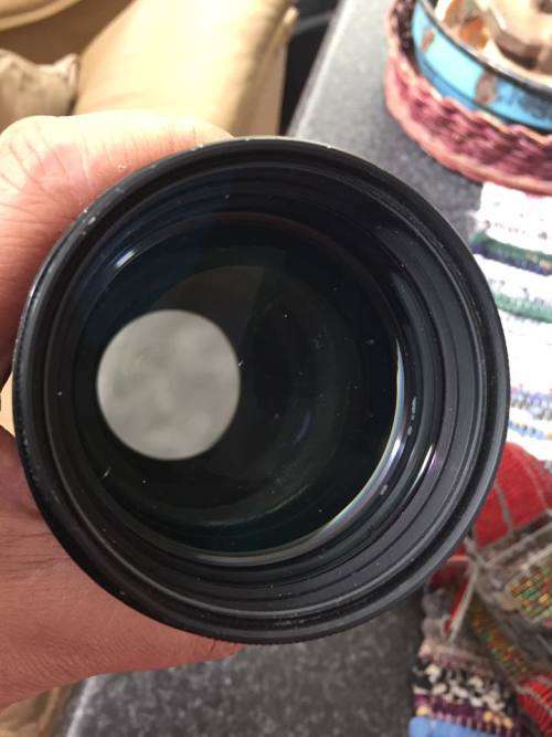 Nikon 135mm f2 Ai professional portrait lens.