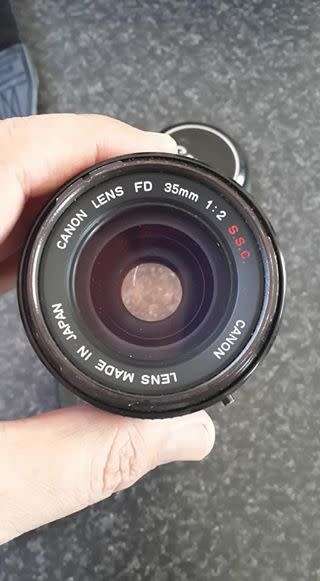 Canon A-1 with 35mm f2 SSC lens