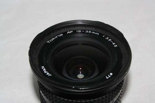 Tokina AF 19-35mm f3.5-4.5 for Canon mount.