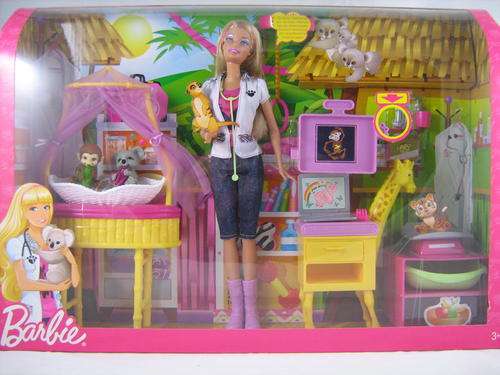 Barbie I Can be a Zoo Doctor Play Set