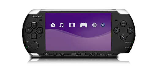 Sony PSP with two games