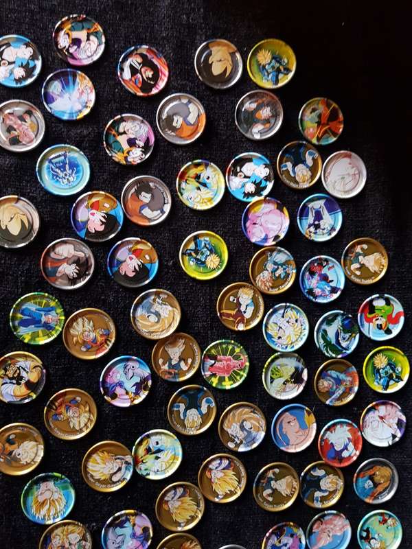 129 Dragonball Z Metal Tazos