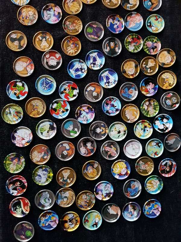 129 Dragonball Z Metal Tazos