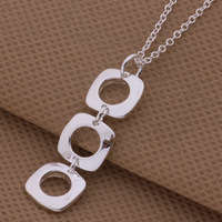 925 SILVER PLATED CHARMING LADIES NECKLACE