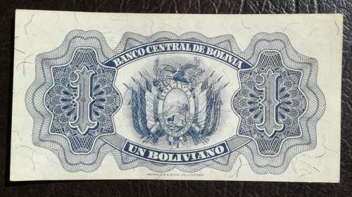 Bolivia, 1 Boliviano, 1928