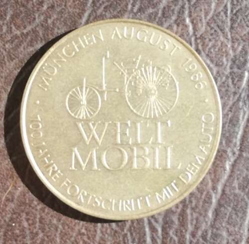 Daimler Benz 1986, 100 Year Jubilee Token (Scarce)