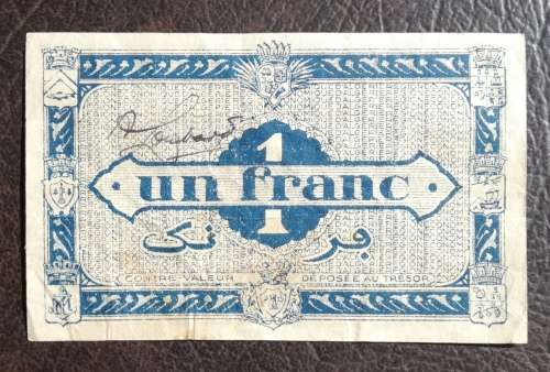 Algeria, 1 Franc, 1944