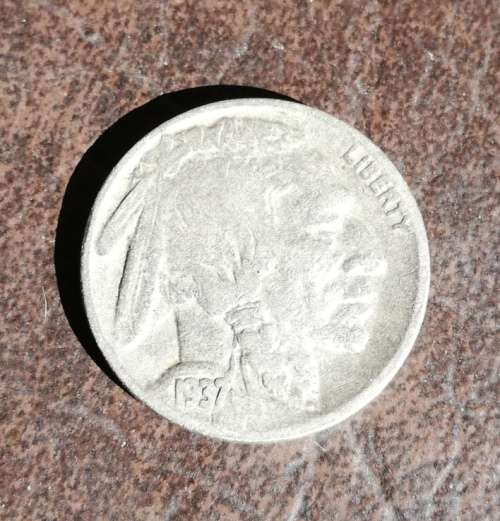 USA, 5 Cents (Buffalo) 1937
