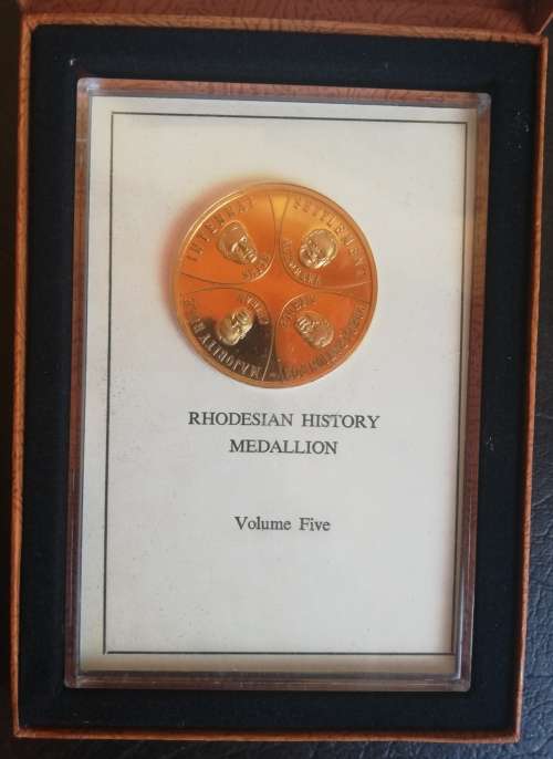 Rhodesian History Medallion 1 - 5 (Set)