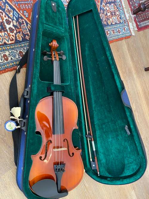 Sadner Bach Model 301 Violin + Teach yourself violin Kit