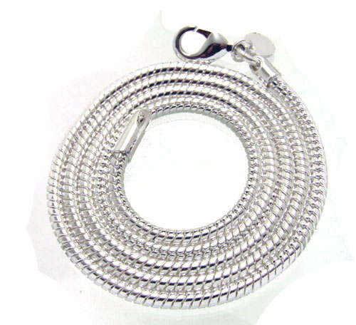 THICK: 925 Sterling Silver 2mm x 50cm Snake chain