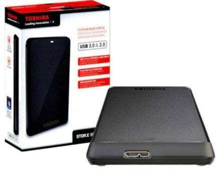 Toshiba 2.5" USB 3.0 External HDD - Matte Black (500GB) Free Shipping