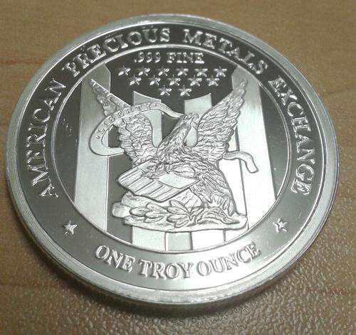 ### APMEX 1oz Pure Silver Medallion ###