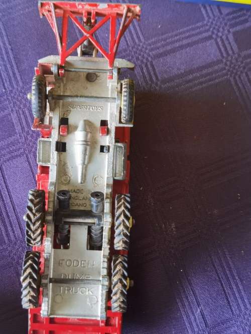 Dinky Foden Dump truck with bull dozer blade Original box