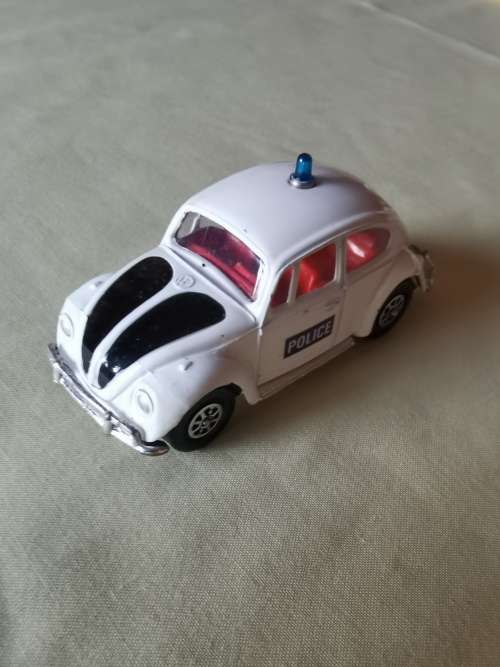 Corgi 373 VW Beetle Police Whizzwheels. Excellent. Not Dinky