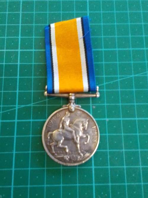 WW1 MEDALNAMED AND NUMBERED